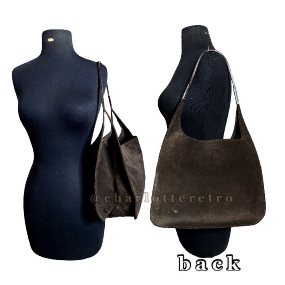 vtg Gucci Brushed Suede Leather Hobo - Picture 4 of 16
